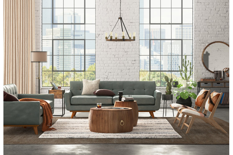 Modern deals rustic couch